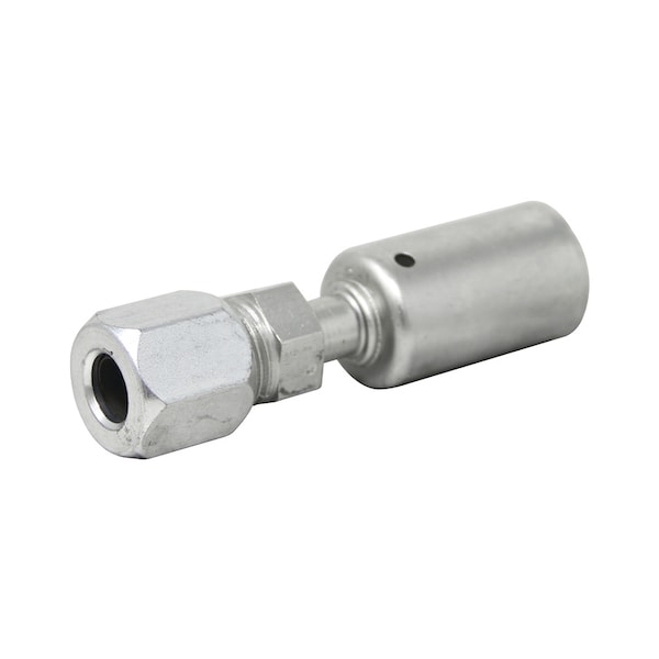 Fitting, Straight Compression (Repairs English Tubing) Steel Beadlock 3" x3" x1"